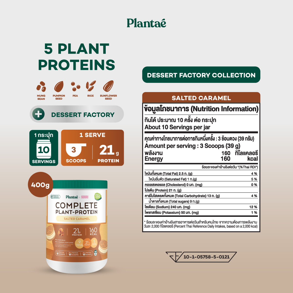 Complete Plant Protein - Salted Caramel