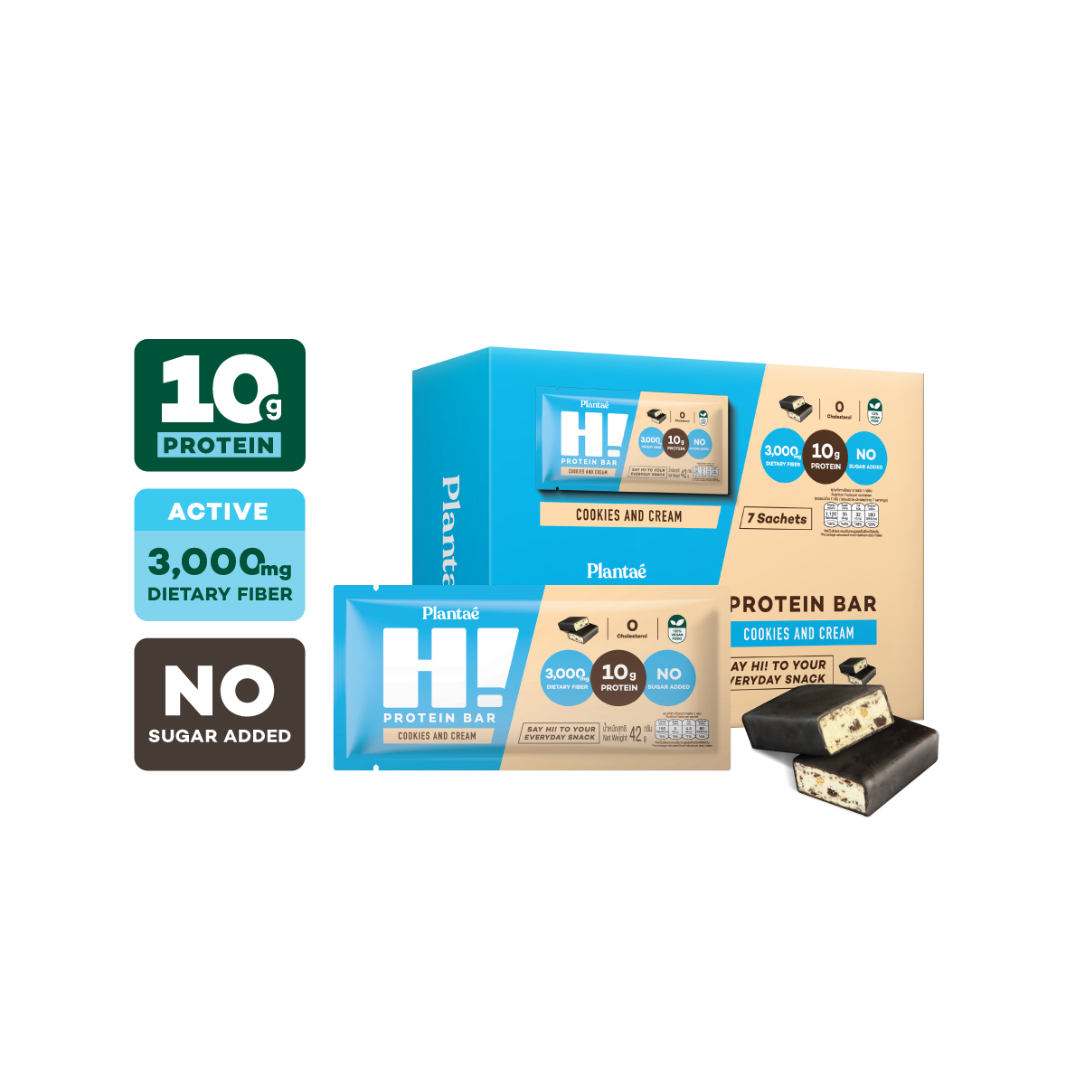 Hi Protein Bar - Cookies and Cream
