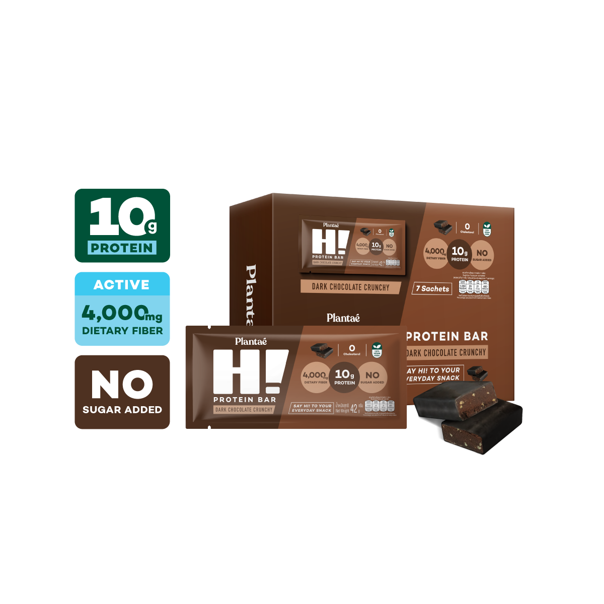 Hi Protein Bar - Dark Chocolate Crunchy