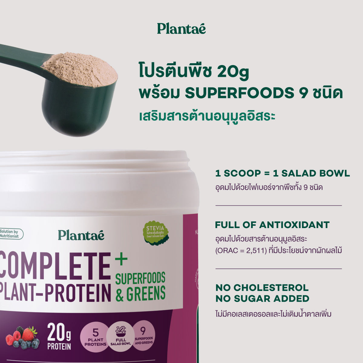 Complete Plant Protein - Mixed Berries