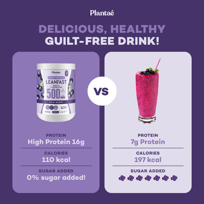(Seasonal Price) Protein Leanfast - Acai Berry