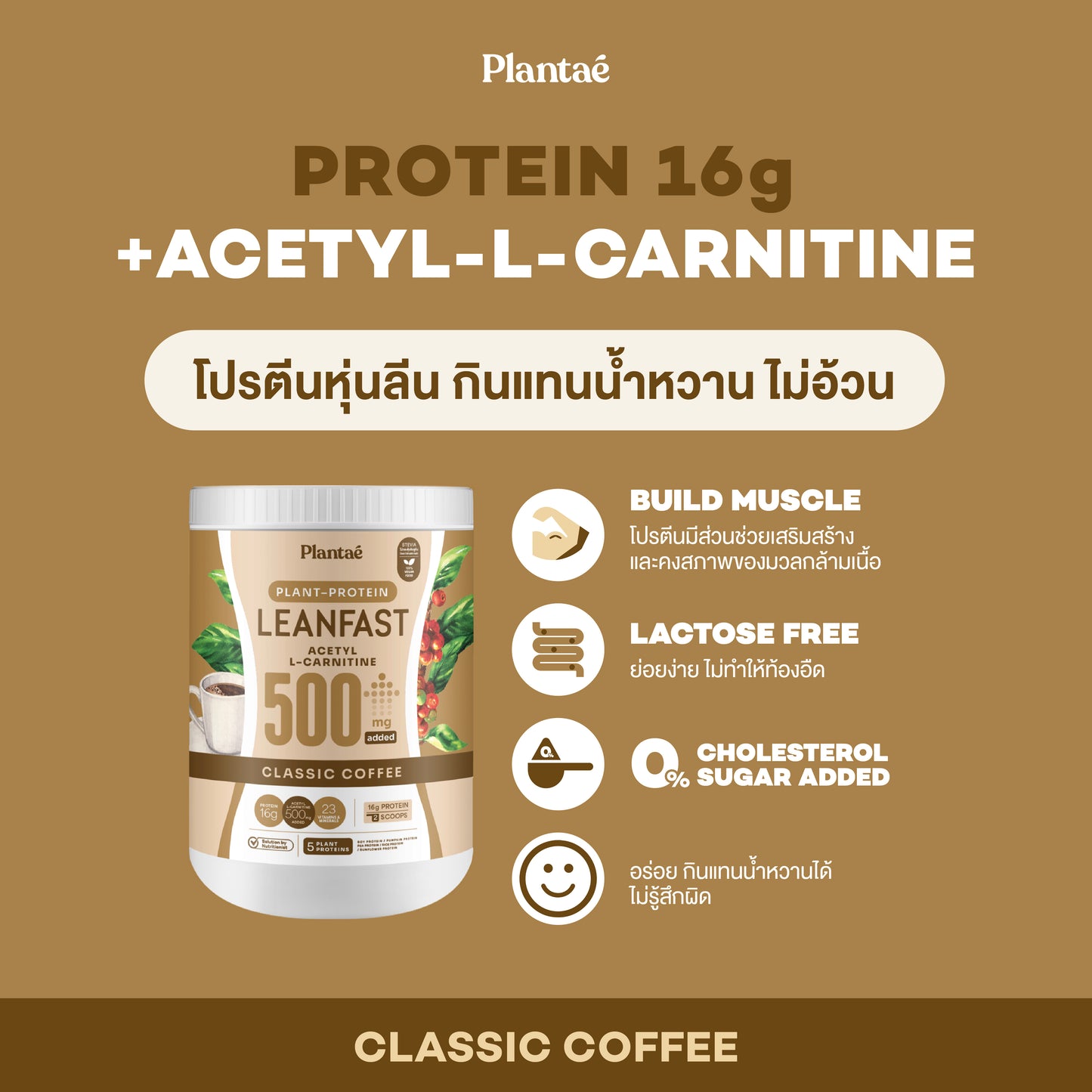 (Seasonal Price) Protein Leanfast - Classic Coffee