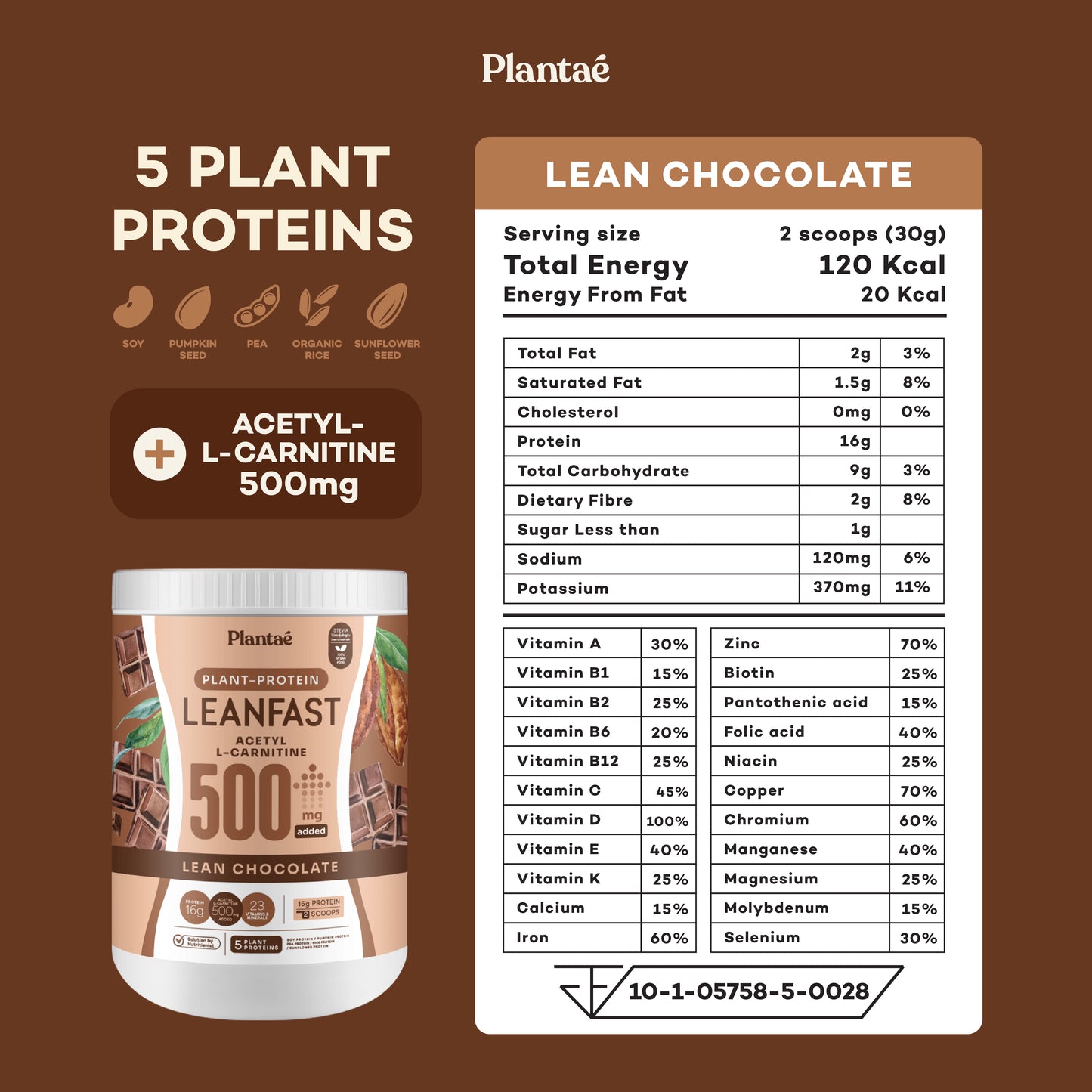 (Seasonal Price) Protein Leanfast - Lean Chocolate
