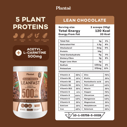 (Seasonal Price) Protein Leanfast - Lean Chocolate
