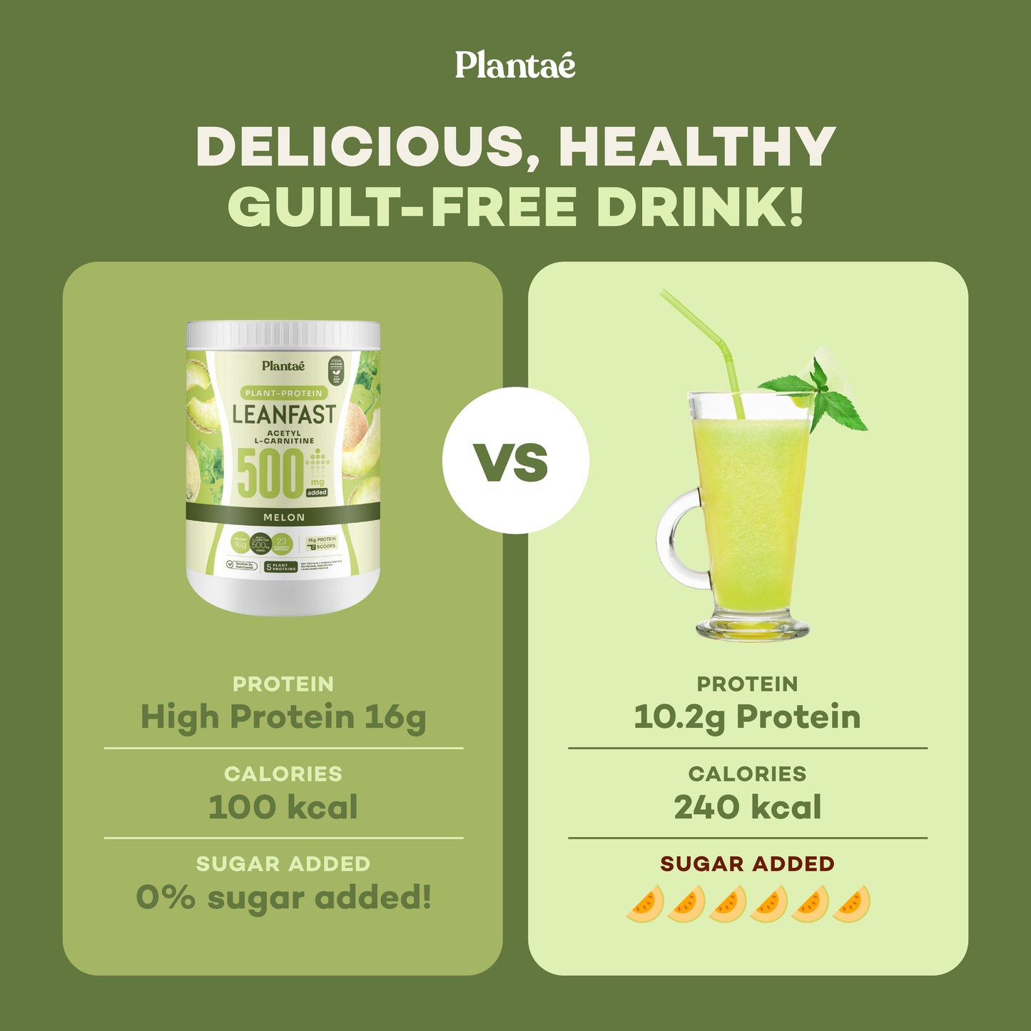 (Seasonal Price) Protein Leanfast - Melon