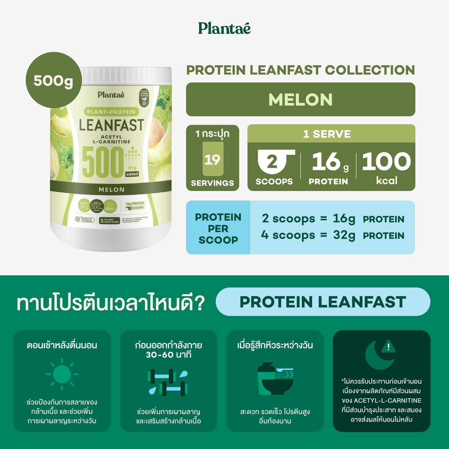 (Seasonal Price) Protein Leanfast - Melon