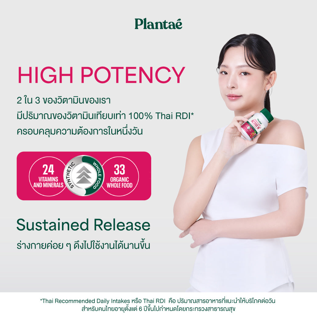 Vitamin Plus Whole Food - One A Day Active W+